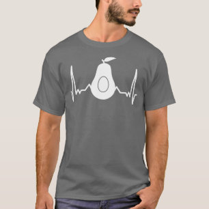 Avocado Guacamole Vegan Vegetarisches Obst Gesund T-Shirt