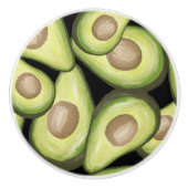 Avocado Halbe Keramik Keramikknauf (Vorderseite)