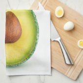 Avocado-Hälfte Geschirrtuch (Viertel Falte)