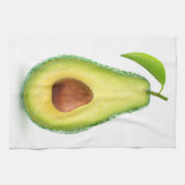 Avocado-Hälfte Geschirrtuch (Horizontal)