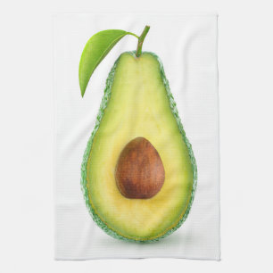 Avocado-Hälfte Geschirrtuch