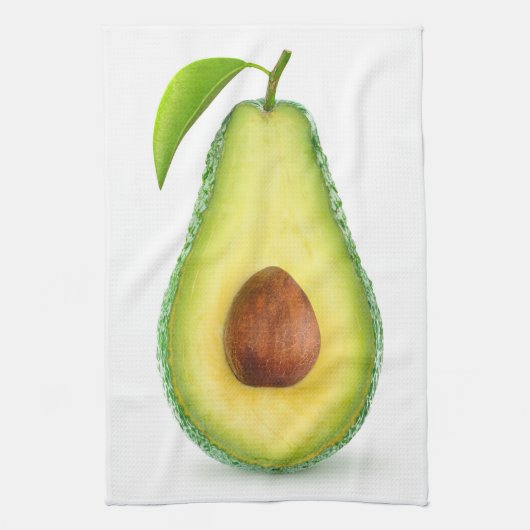 Avocado-Hälfte Geschirrtuch (Vertikal)