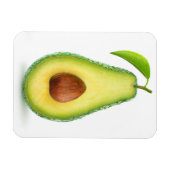 Avocado-Hälfte Magnet (Horizontal)