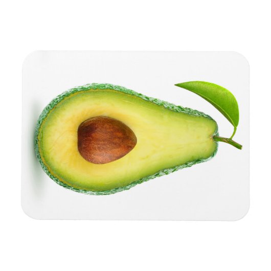 Avocado-Hälfte Magnet (Horizontal)