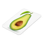 Avocado-Hälfte Magnet (Linke Seite)
