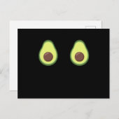 Avocado Halloween Costume Funny Avocados Postkarte (Vorne/Hinten)
