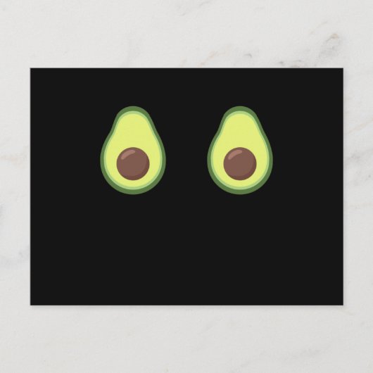 Avocado Halloween Costume Funny Avocados Postkarte (Vorderseite)