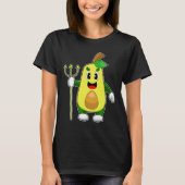 Avocado Halloween Devil T-Shirt (Vorderseite)