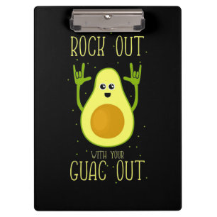 Avocado hat sich mit Ihrem Guak ausgezogen Klemmbrett