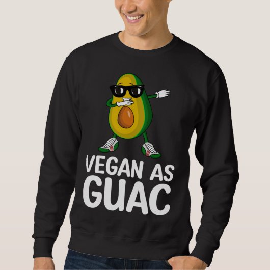 Avocado Healthy Fruit Guacamole Vegetarian Vegan Sweatshirt (Vorderseite)