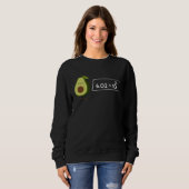 Avocado  Healthy Fruit Guacamole Vegetarian Vegan  Sweatshirt (Vorne ganz)