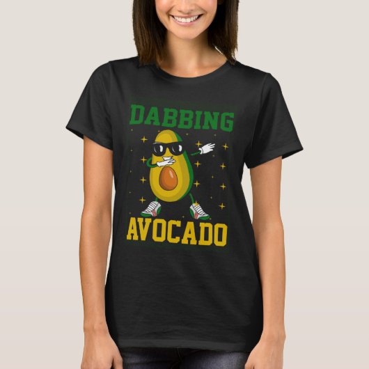 Avocado  Healthy Fruit Guacamole Vegetarian Vegan  T-Shirt (Vorderseite)