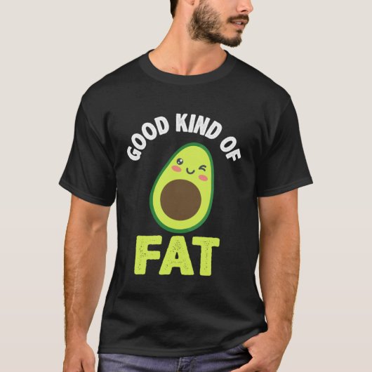 Avocado Healthy Fruit Guacamole Vegetarian Vegan T-Shirt (Vorderseite)