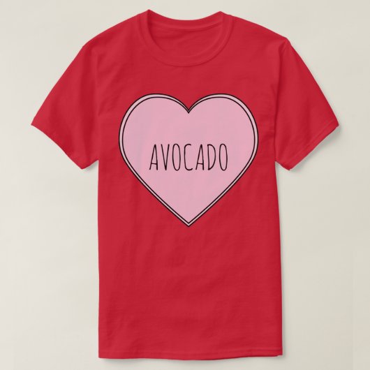 Avocado Heart 2 T-Shirt (Design vorne)