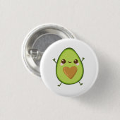 Avocado Heart Button (Vorne & Hinten)