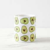 Avocado Heart Healthy Fruit Custom Kaffeetasse (Mittel)