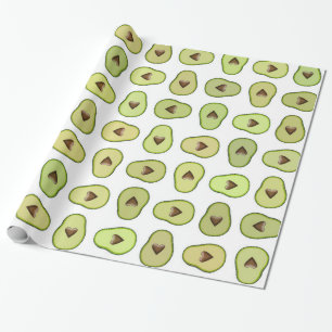 Avocado Herz Frucht Fiesta Baby Shower Party Geschenkpapier