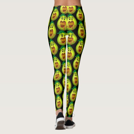 Avocado Herzenslust Leggings (Rückseite)