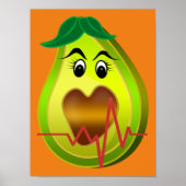 Avocado Herzenslust Poster (Vorne)