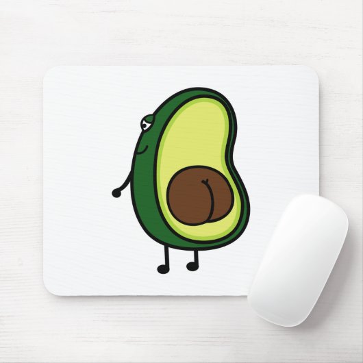Avocado Hintern Mousepad (Mit Mouse)