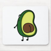 Avocado Hintern Mousepad (Vorne)