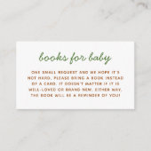 Avocado Holy Guacamole Babydusche Buchanfrage Begleitkarte (Vorderseite)