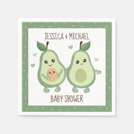 Avocado Holy Guacamole Babydusche Napkins Serviette