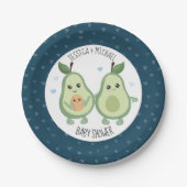 Avocado Holy Guacamole Babydusche Pappteller (Vorderseite)
