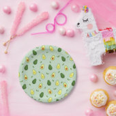 Avocado Holy Guacamole Green Baby Dusche Geburtsta Pappteller (Party)