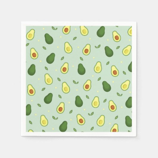 Avocado Holy Guacamole Green Baby Dusche Geburtsta Serviette (Vorderseite)