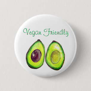 Avocado Humor Text Vegane Lebensmittel Gesunde Fru Button
