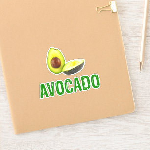 Avocado, I Liebe Avocado Aufkleber