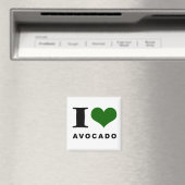 Avocado, I Liebe Avocado Magnet (In Situ (Geschirrspüler))