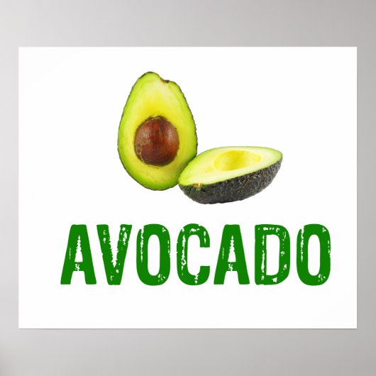 Avocado, I Liebe Avocado Poster (Vorne)