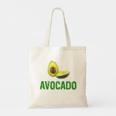 Avocado, I Liebe Avocado Tragetasche (Rückseite)