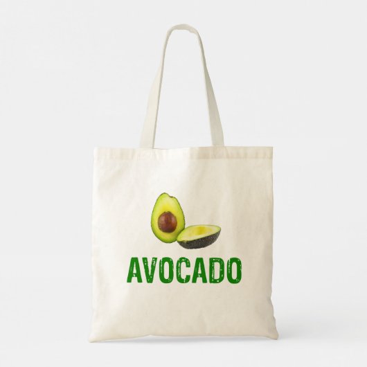 Avocado, I Liebe Avocado Tragetasche (Rückseite)