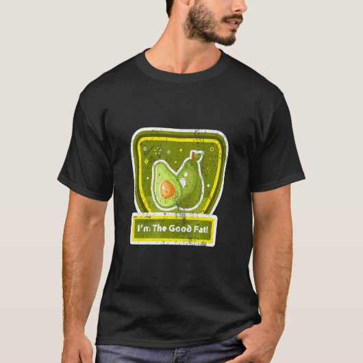 Avocado Ich bin der gute Fass T-Shirt (Vorderseite)