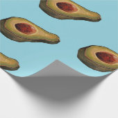 Avocado-Illusion Geschenkpapier (Ecke)