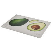 Avocado Illustration Schneidebrett (Ecke)