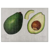 Avocado Illustration Schneidebrett (Vorderseite)