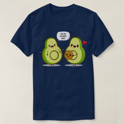 Avocado in der Liebe T-Shirt (Design vorne)