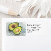 Avocado in Watercolor (Insitu)