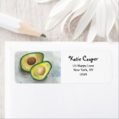 Avocado in Watercolor (Insitu)