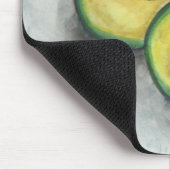 Avocado in Watercolor Mousepad (Ecke)