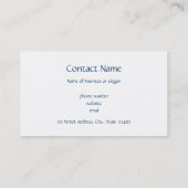 Avocado in Watercolor Vielen Dank Visitenkarte (Rückseite)