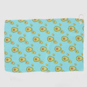 Avocado ist mein Geist Frucht Golfhandtuch (Horizontal)