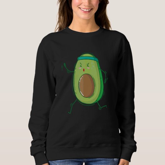 Avocado Joggen Sweatshirt (Vorderseite)