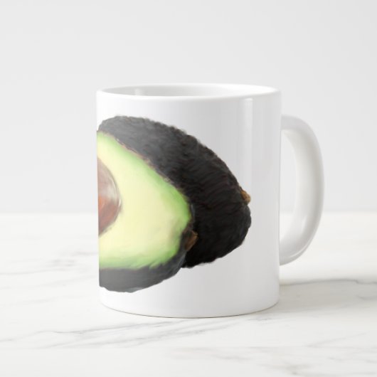 Avocado Jumbo-Tasse (Vorderseite Rechts)