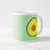 Avocado Jumbo-Tasse (Vorderseite Rechts)