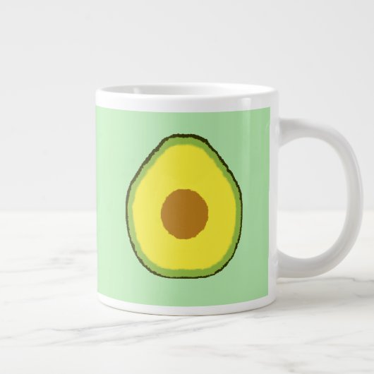 Avocado Jumbo-Tasse (Rechts)